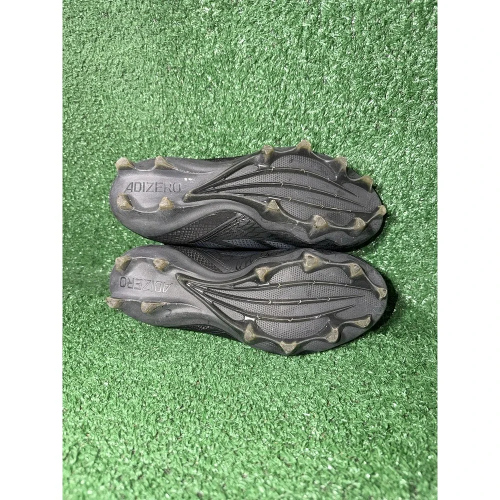 Adidas Adizero Electric Football Cleats Black Sport Shoes Mens Size 8 IH0885